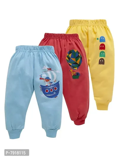 baby wish Baby's Cotton Cartoon Pajama (Pack of 6) (BULG24S-0019_Assorted_0 - 3 Months)