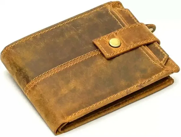 Attractive Leather Two Fold Wallets For Men