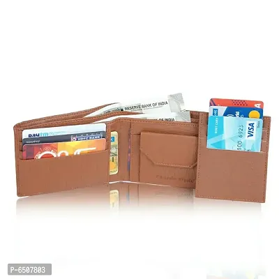 Sonrisa Artificial Leather Wallet Tan-thumb3