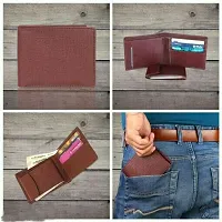 Sonrisa Artificial Leather Wallet Brown-thumb3