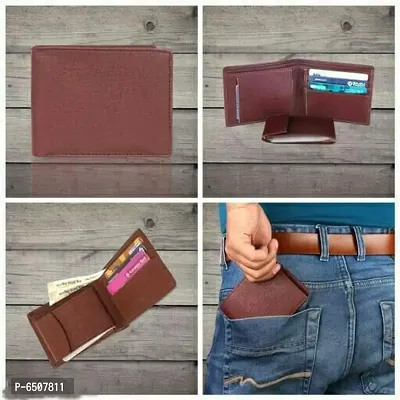 Sonrisa Artificial Leather Wallet Brown-thumb4
