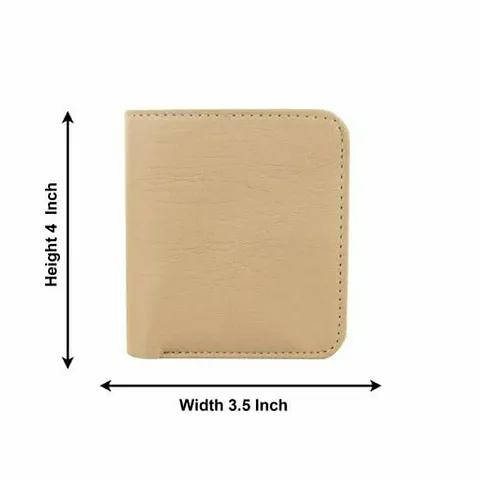 Stylish Solid Two Fold Leather Wallets For Men