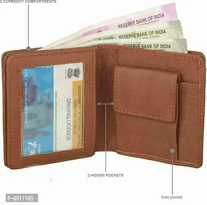 Sonrisa Artificial Leather Wallet Tan-thumb3