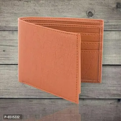 Sonrisa Artificial Leather Wallet Tan-thumb0