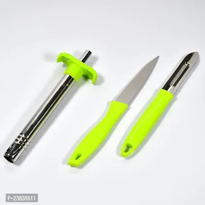 Ganesh 3Pc Lighter Cum Knife And Peeler.