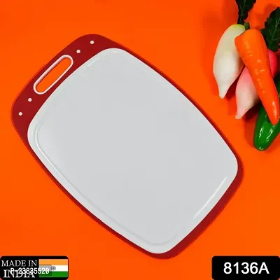 Vegetables And Fruits Cutting Chopping Board Plastic Chopper Cutter Board Non-Slip Antibacterial Surface With Extra Thickness-thumb0