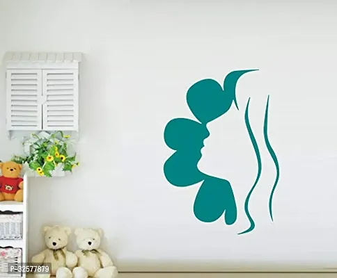 Designer Crown Decals Creative Flower Decorative Decal Wall Sticker