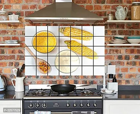 Designer Kitchen Sticker Of Cookies Colorful Decorative Oil Waterproof Wall Sticker-thumb0