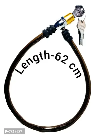 Bicycle Lock,Double Rolling,Helmet Lock,with 3 Keys,Stainless Steel-thumb3
