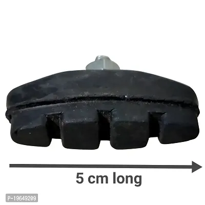 4 Piece Black Rubber Brake Shoe Pads for 12T,14T,16T,and 20T Brake Shoe Bicycle-thumb4