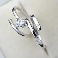 Couple Band Adjustable Combo Girls Boys Valentine Propose Engagement Ring Set For Lovers-thumb2