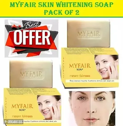 Premium Myfair Instant Skin Fairness Soap (Each 75g) Pack of 2