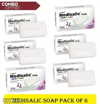 Medisalic Soap moutrising skin and glow skin (100g Each) Pack of 6