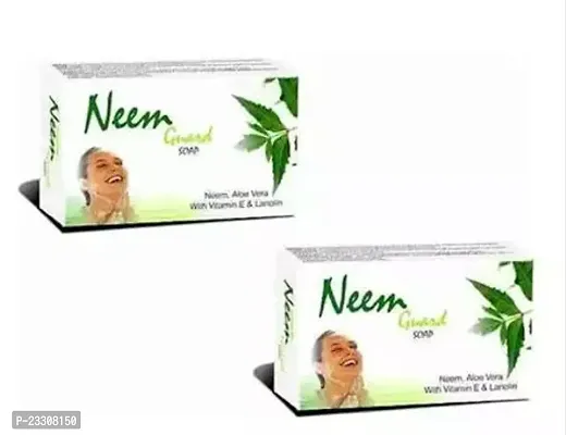 Pprofessional Neem Guard Neem Aloevera With Vitamin E and Lanolin Soap Pack of 2