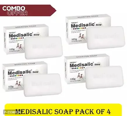 Medisalic Soap moutrising skin and glow skin (100g Each) Pack of 4-thumb0