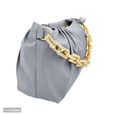 JIGAR Premium  Stylish Women Sling bags/Sling Purse. (PU-Leather) (Grey)-thumb3