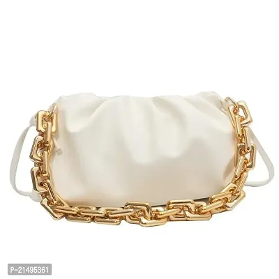 JIGAR Premium  Stylish Women Sling bags/Sling Purse. (PU-Leather) (White)