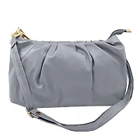 JIGAR Premium  Stylish Women Sling bags/Sling Purse. (PU-Leather) (Grey)-thumb1