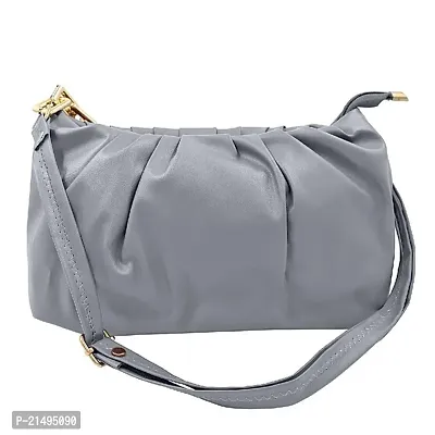 JIGAR Premium  Stylish Women Sling bags/Sling Purse. (PU-Leather) (Grey)-thumb2