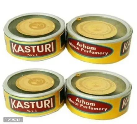 Kasturi Paste Attar Floar Attar (Musk) Alchohol Free Pack of 4-thumb0