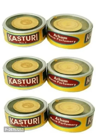 Kasturi Paste Perfume Long Lasting Unique Fragrance Floral Attar Blends Kasturi Perfume For Men  Women (6 Pcs)