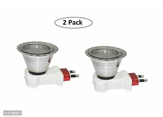 Electric Stainless Steel Incense Camphor Kapur Burner Dani Stand Holder for Office ,Home ,Temple  ( Pack Of 2)-thumb0