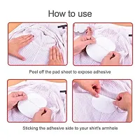 Sweat Pads Disposable Highly Absorbent Sweat Pads Cotton Anti Allergic (Pack of 10)-thumb2