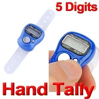 Digital Electronic Mini Finger Ring Head Hand Tally Japa Counter (multicolor) pack of 1-thumb2