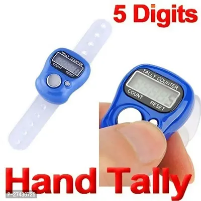 Digital Electronic Mini Finger Ring Head Hand Tally Japa Counter (multicolor) pack of 1-thumb3