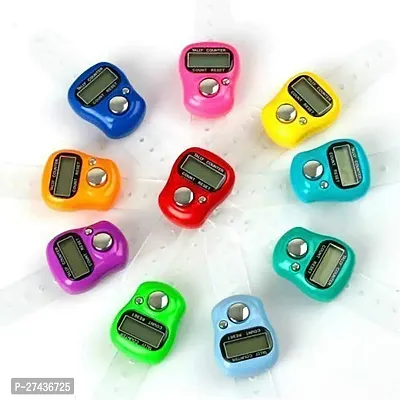 Digital Electronic Mini Finger Ring Head Hand Tally Japa Counter (multicolor) pack of 1-thumb5