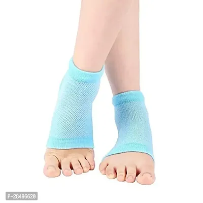 Heel Pain Relief Silicone Gel Heel Socks Foot Protector anti crack heel socks Heel Protector Socks Silicon Toe Free Heel Pain Relief Socks For Men And Women-thumb0