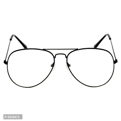 Gradient Butterfly Unisex Sunglasses - (aviator black Frame_CRLK|40|White Color Lens)-thumb0