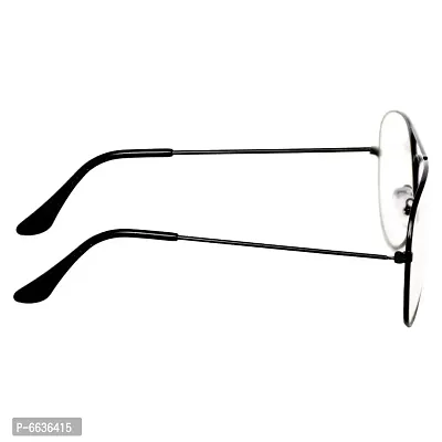 Gradient Butterfly Unisex Sunglasses - (aviator black Frame_CRLK|40|White Color Lens)-thumb3