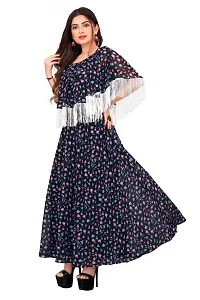 Classic Georgette Printed Dress for Women-thumb3