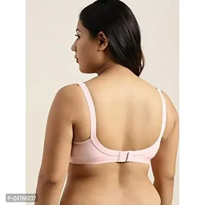 pavvoin Women Plus Size Full Coverage Non-Padded,Non Wired Pure Cotton Everyday Bra-thumb2