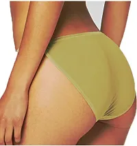 pavvoin Women's Muticolored String Bikini Panty Pack of 4-thumb1