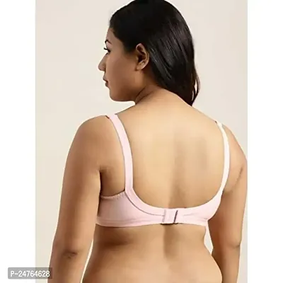 pavvoin Women Plus Size Heavy Bust Full Coverage Non-Padded,Non Wired Pure Cotton Everyday Bra-thumb2