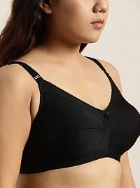 LEROSEY Women Plus Size Full Coverage Non-Padded,Non Wired Pure Cotton Everyday Bra, Plus Size-thumb4