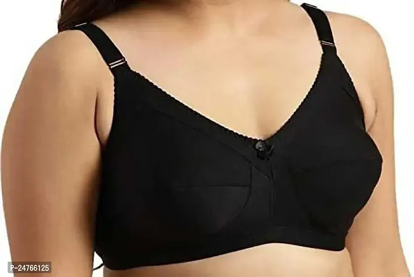 pavvoin Women Plus Size Heavy Bust Full Coverage Non-Padded,Non Wired Pure Cotton Everyday Bra-thumb3