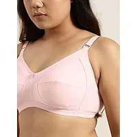 pavvoin Women Plus Size Full Coverage Non-Padded,Non Wired Pure Cotton Everyday Bra-thumb2