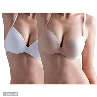 pavvoin Daia furen White Underwire,Paded,Full Cup Everyday t-Shirt Bra Pack of 1?-thumb0
