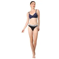 cailan kalai cotton blend black thong panty for women pack of 1-thumb4