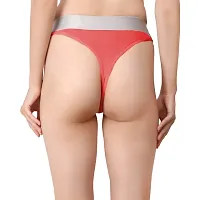 cailan kalai cotton blend red thong panty for women pack of 1-thumb1