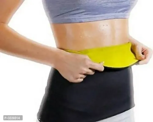 Shaper Belt Non-Tearable Tummy Trimmer Slimming Belt for Men and Women (Size M, L, XL, XXL, 3XL, 4XL) (Black)-thumb0