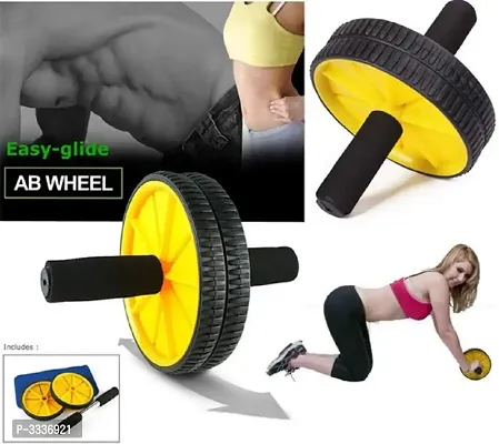 AB Roller, Dual-Wheel Abs Carver with Thick Knee Pad for Abdominal and Core Workout for Men and Women-thumb0