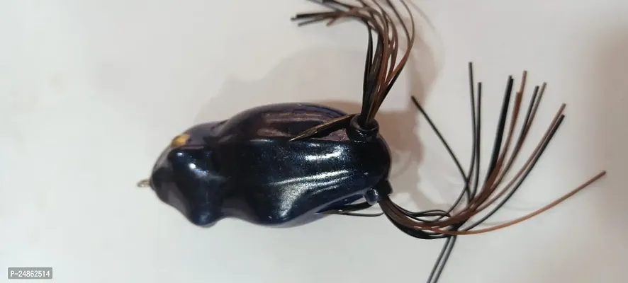 FISHING MULLER FROG / FISHING FROG  /SOFT BAIT APPROX 20 GRAM ROYAL BLUE COLOR WITH SHADED GRAPHICS   1 PC-thumb2