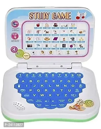 Mayank  company Battery Operated Educational Learning Laptop Toy with Music Effect | Babies/Girls/Boys/Toddlers for gifts-thumb0