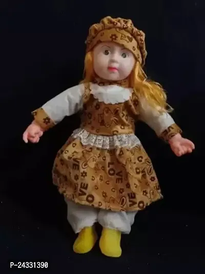 Mayank  company  Musical and Singing Poem Girl Small Size Doll. Fashion Realistic Cute for kids