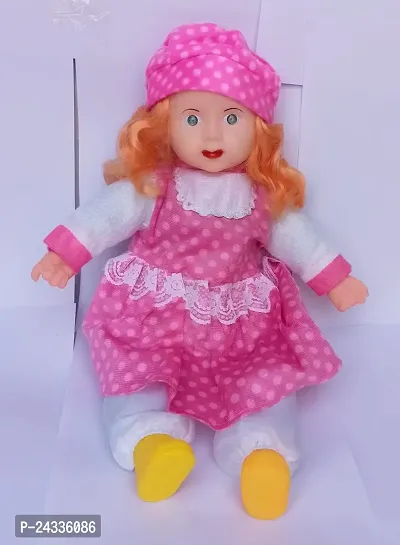 Mayank  company  Singing Songs and Poem Baby Girl Doll Small Singing Songs and Poem Baby Girl Doll .(Multicolour,) Size Toy-thumb0