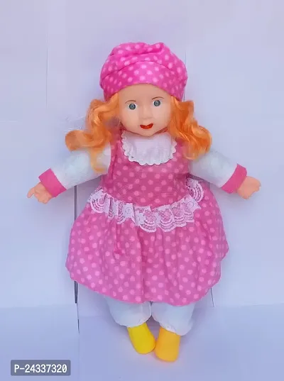 Mayank  company Lovely Baby Poem Doll Singing Toy for Kids (Color and Design of The Doll May Vary)